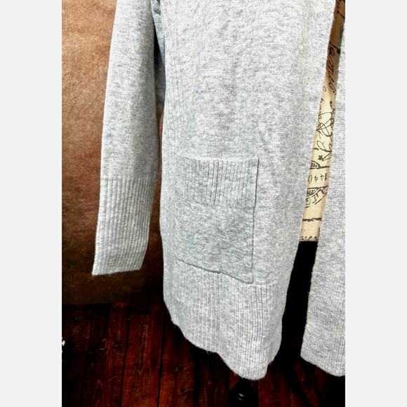 Love Ellie Two Pocket Open Cardigan - Gray - size L - Picture 7 of 13